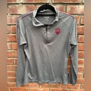 Pro Edge Gray Quarter-Zip Women's Top
